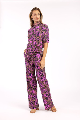 Studio Anneloes Jumpsuit Kimmy Flair Donker Blauw